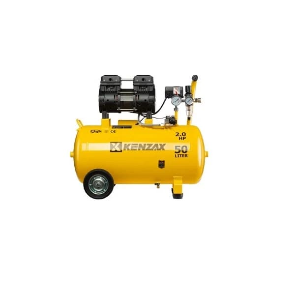 کمپرسور باد سایلنت 50 لیتری تک موتور 2 اسب بخار کنزاکس – KSC 5451 — تصویر ۲