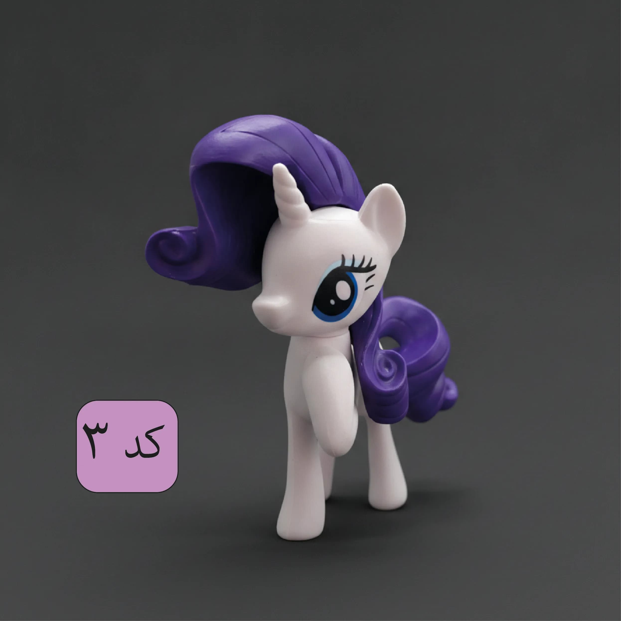 ست ۶ عددی فیگور پونی کوچولو (My Little Pony) مجموعه کامل Mane 6 مای لیتل پونی — تصویر ۴