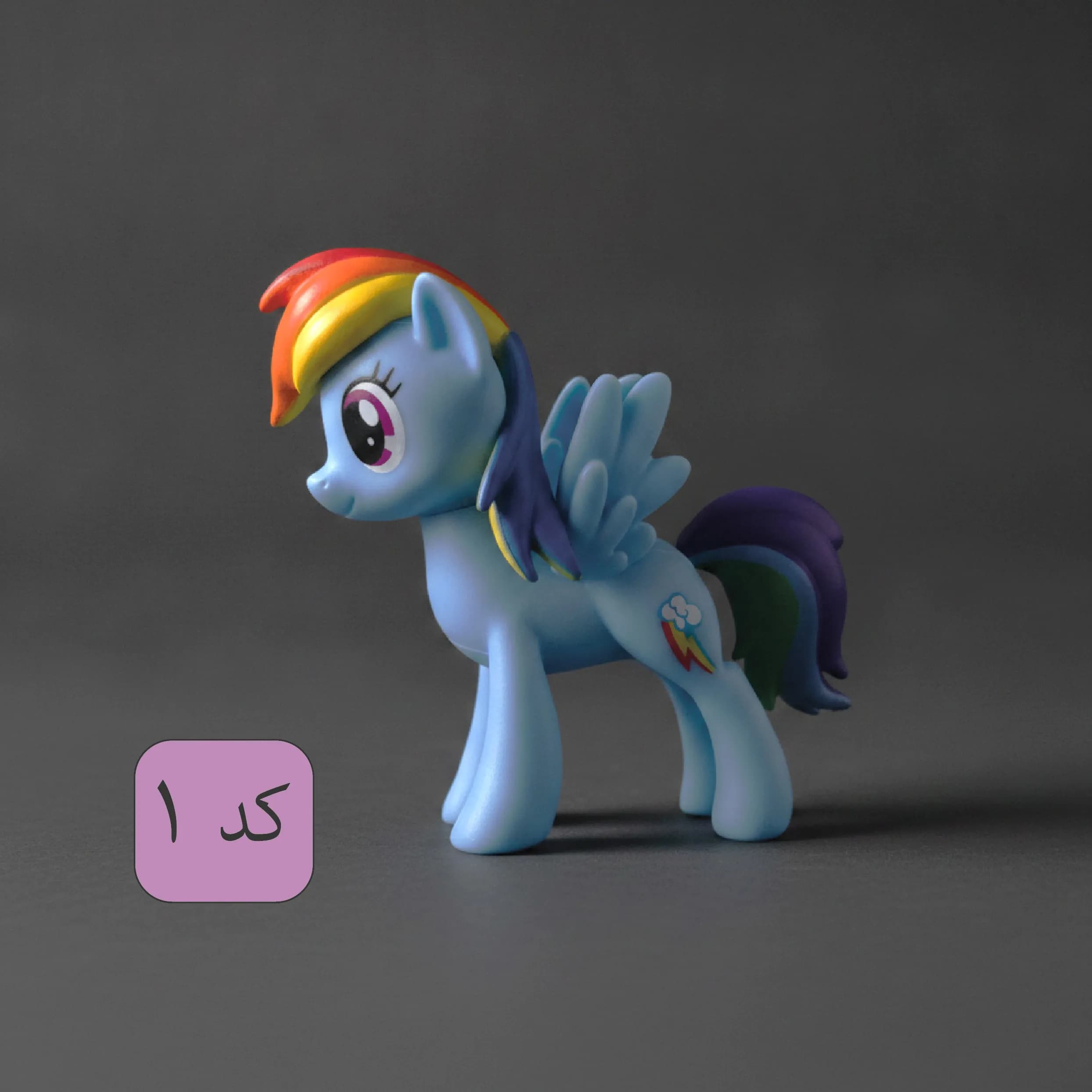 ست ۶ عددی فیگور پونی کوچولو (My Little Pony) مجموعه کامل Mane 6 مای لیتل پونی — تصویر ۲