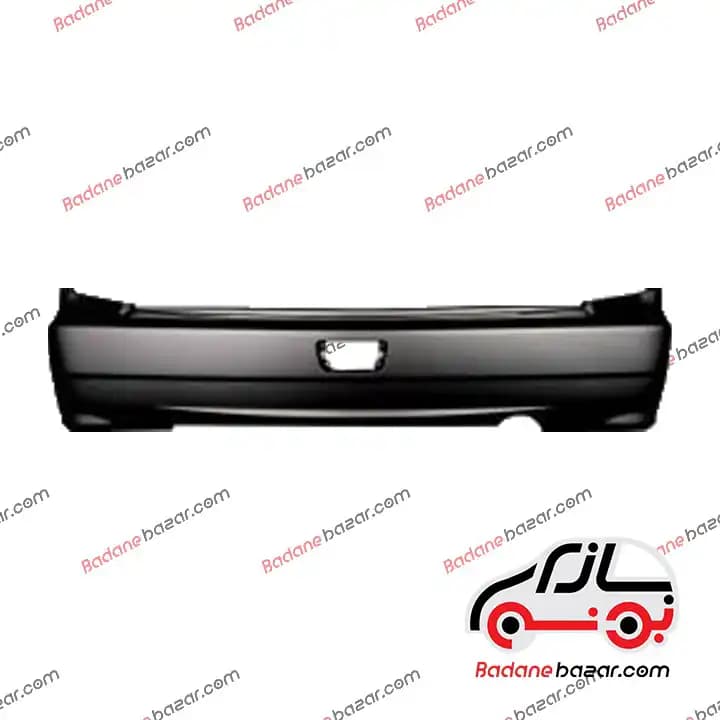 سپر عقب ۱۱۱ مشکی متالیک رنگ کورهای