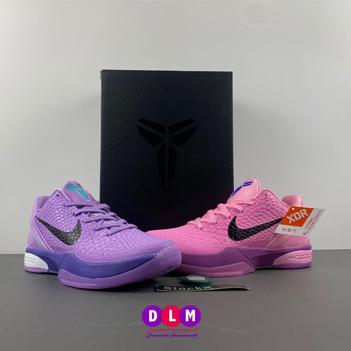 کفش بسکتبال نایکی کوبی 6 مدل nike kobe 6 Cotton Candy ( تا به تا ) — تصویر ۷