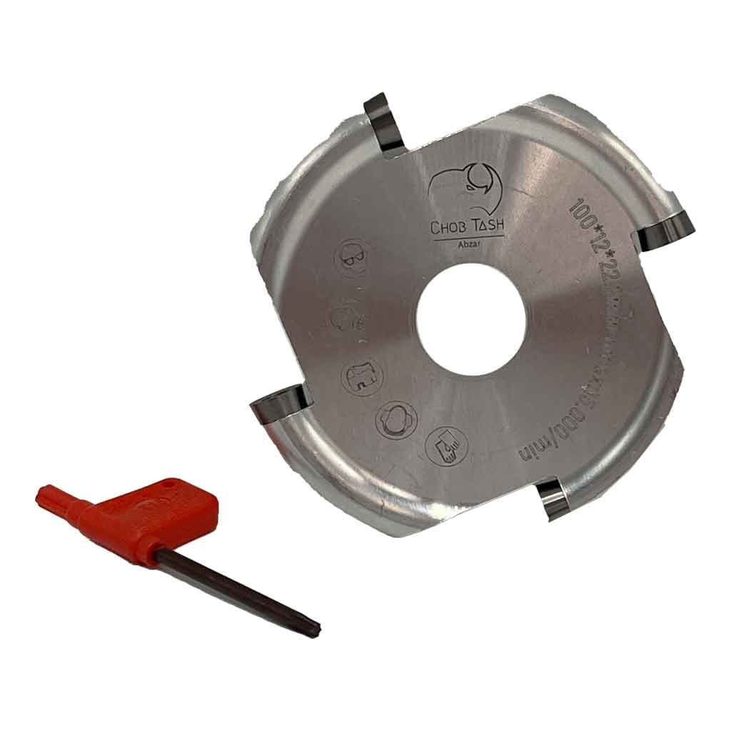 چوب ساب الماسه تخت قطر 10 سانت 4 پر چوبتاش