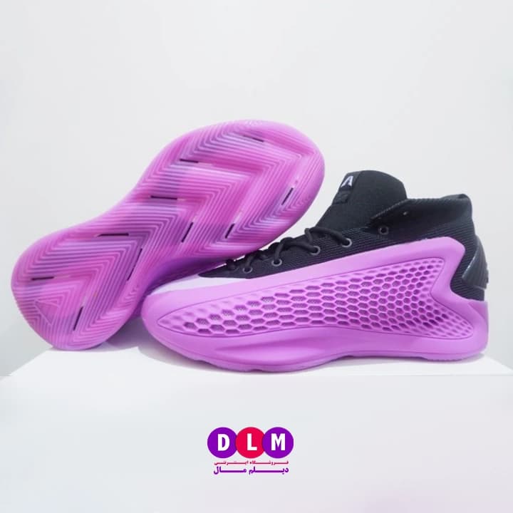 کفش بسکتبال آدیداس آنتونی ادواردز رنگ بنفش – adidas AE1 — تصویر ۲