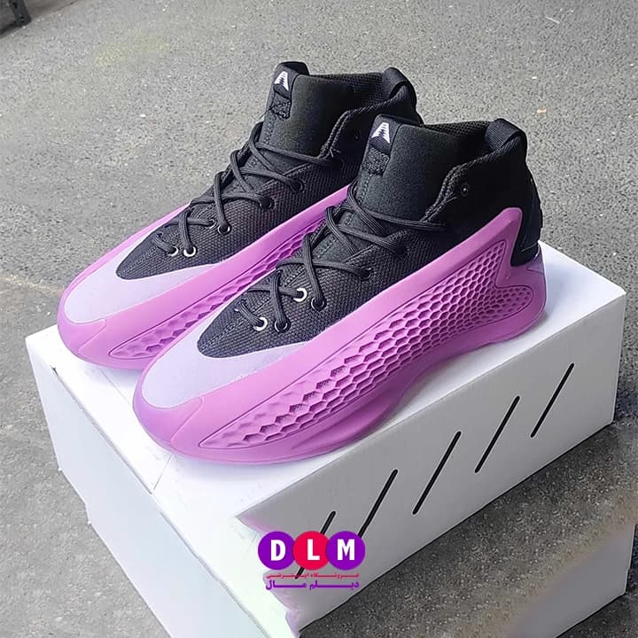 کفش بسکتبال آدیداس آنتونی ادواردز رنگ بنفش – adidas AE1 — تصویر ۵