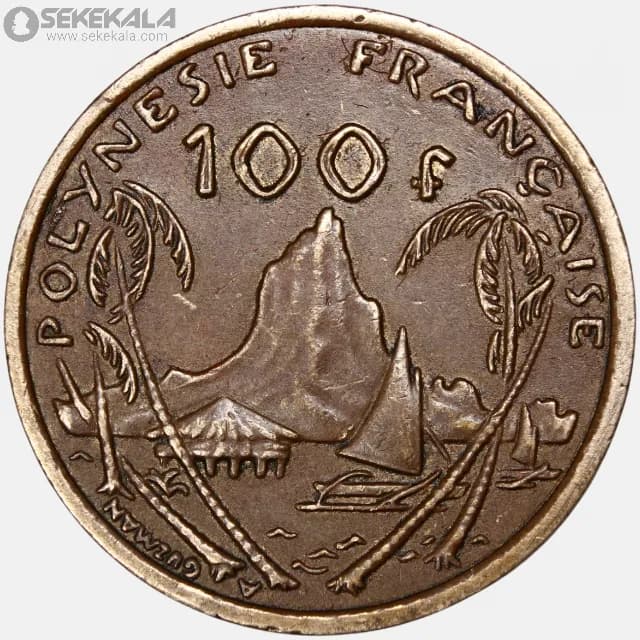 سکه 100 فرانک پولینزی 2005 (مستعمرات فرانسه)