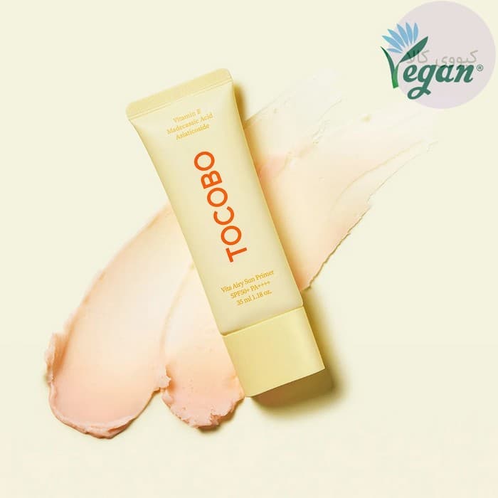 پرایمر ضد آفتاب توکوبو Tocobo زرد ویتا ایری vita airy — تصویر ۳