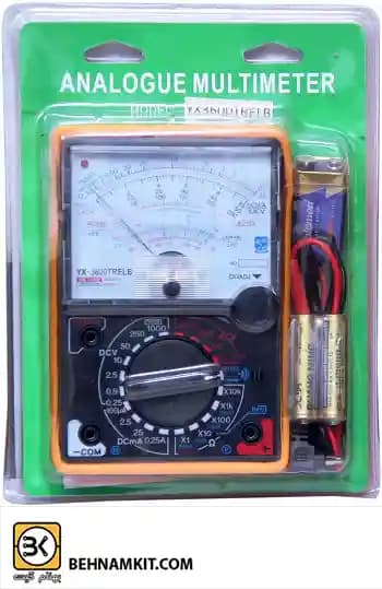 مولتی متر آنالوگ عقربهای YX3600TREB Analog Multimeter — تصویر ۳