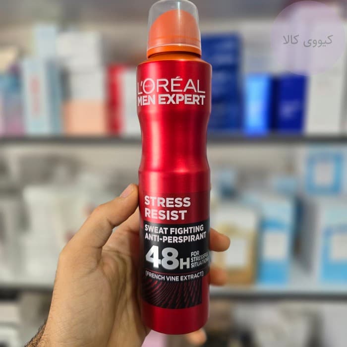 اسپری ضد تعریق لورال L’oreal قرمز استرس ریسست stress resist — تصویر ۲