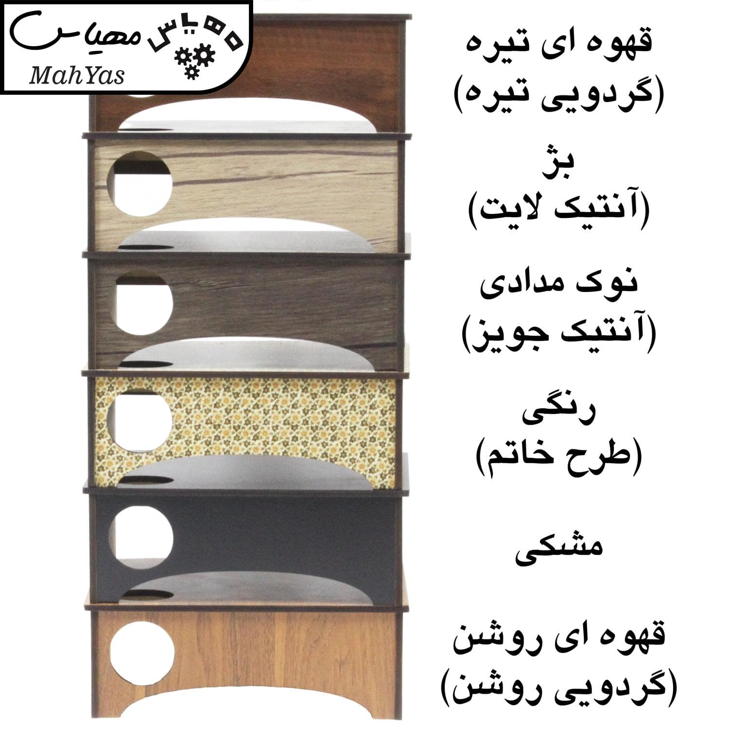 پایه نگهدارنده مانیتور مدل یکتا 001 (2 لایه) — تصویر ۵