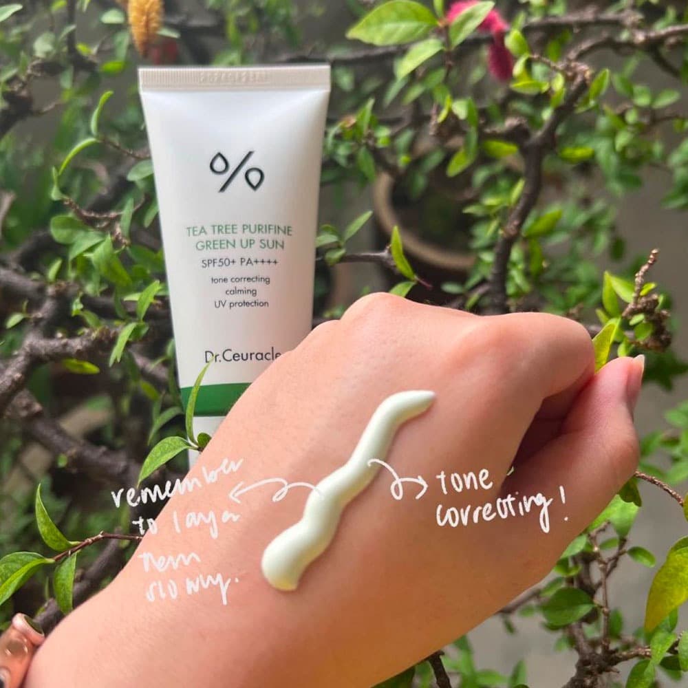 ضد آفتاب تون آپ دکتر سراکل Dr.Ceuracle مدل تی تری پوریفاین tea tree purifine — تصویر ۲