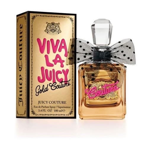 عطر ادکلن ویوالا جویسی گلد کوتور(طلایی) جانوین-جکوینز | Juicy Couture Viva la Juicy Gold Jackwins حجم 100 میل(شرکتی) — تصویر ۴