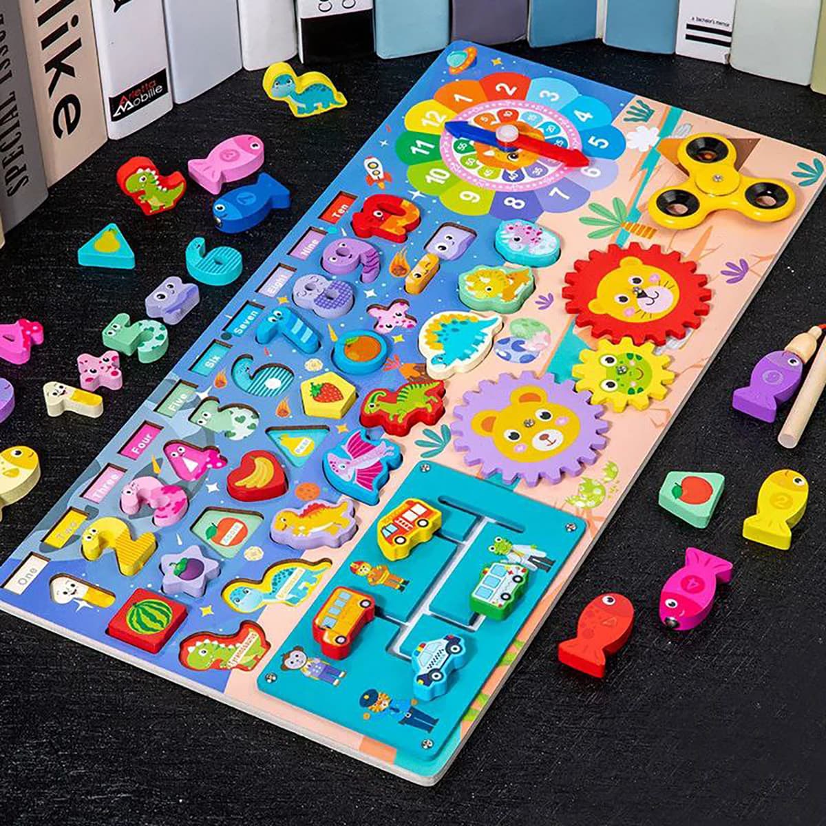 پازل چوبی مدل EYSOO Wooden Number Puzzle — تصویر ۲