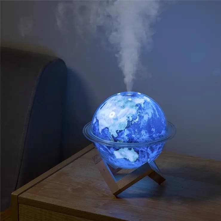 دستگاه بخور سرد و چراغ خواب سیاره زمین Galaxy Humidifier — تصویر ۲
