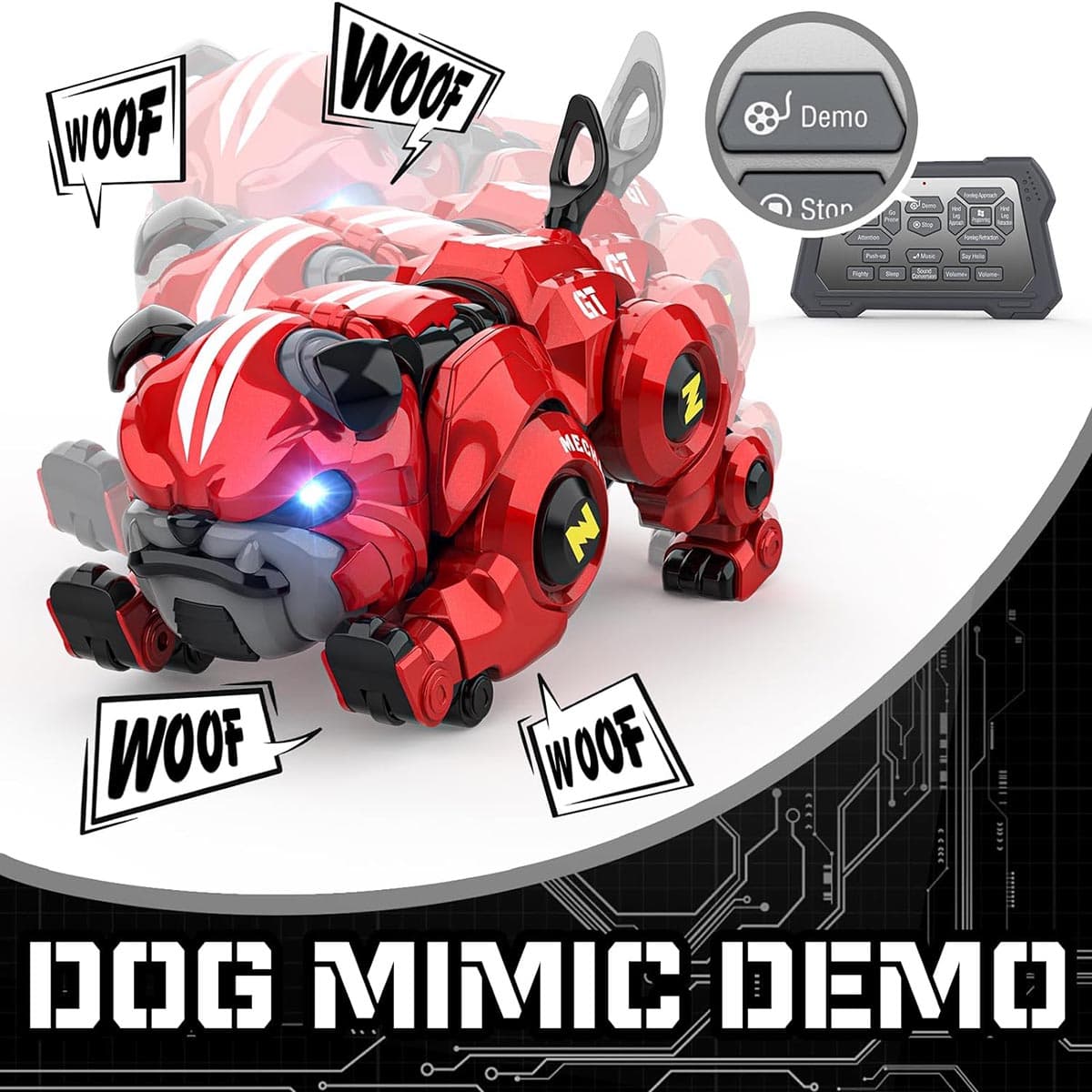 اسباب بازی کنترلی سگ بولداگ مدل Lterfear Robot Dog for Kids — تصویر ۳