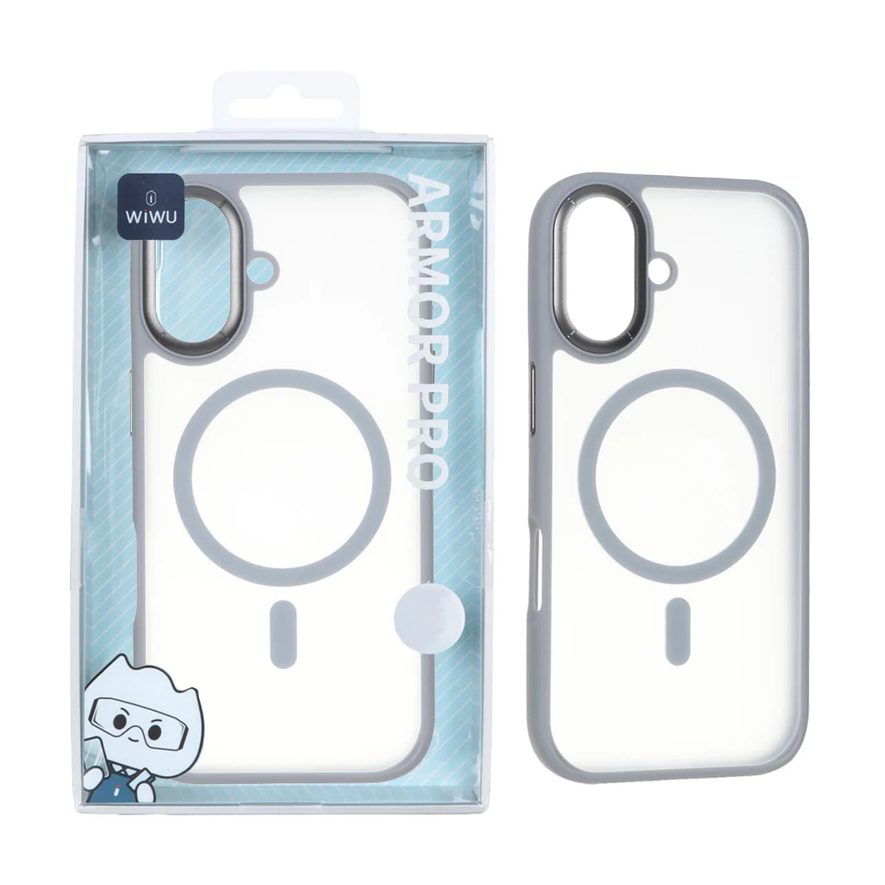 قاب اورجینال WIWU مدل Armor Pro FGG-012 مات MagSafe مدل Apple iPhone 17 — تصویر ۴