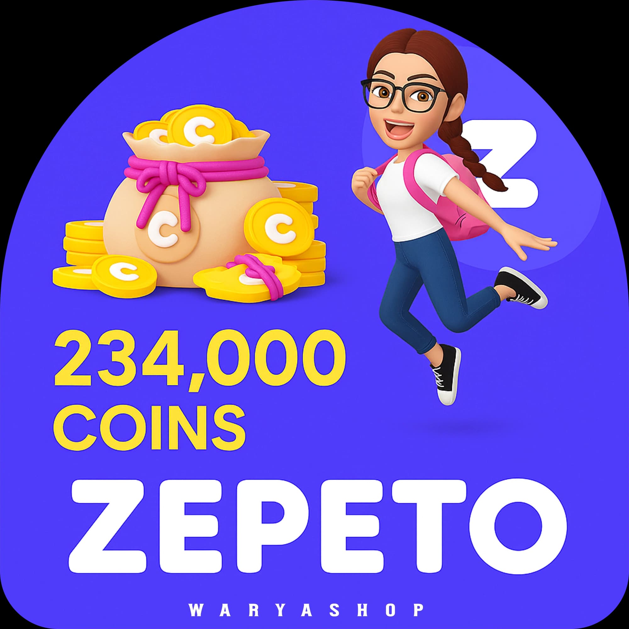 234000 Coins کوین زپتو Zepeto ارزان + اتوماتیک 60 ثانیه 🤩