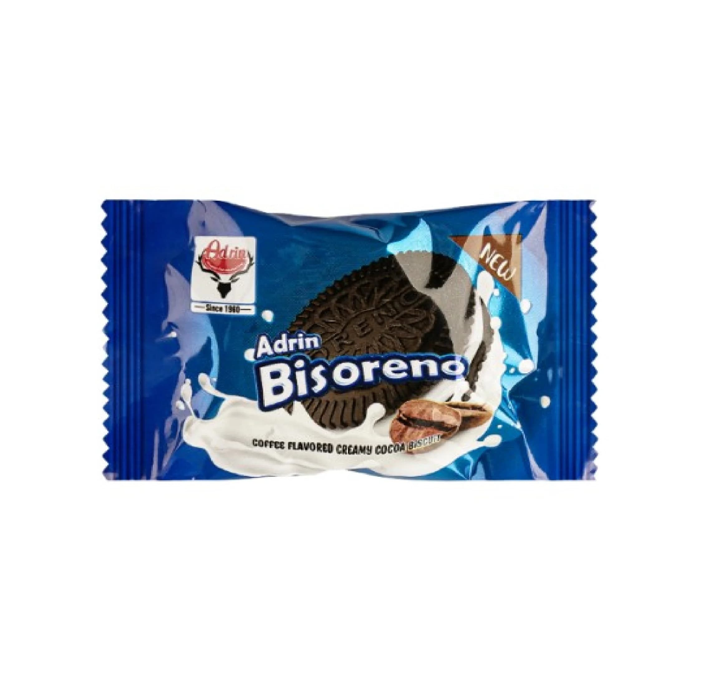 بیسکویتکرمدار کاکائویی بیساورنو آدرین – 330گرم — تصویر ۲