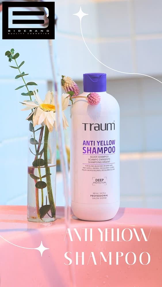 ترام شامپو ضد زردی ترام حجم 500ml — تصویر ۲