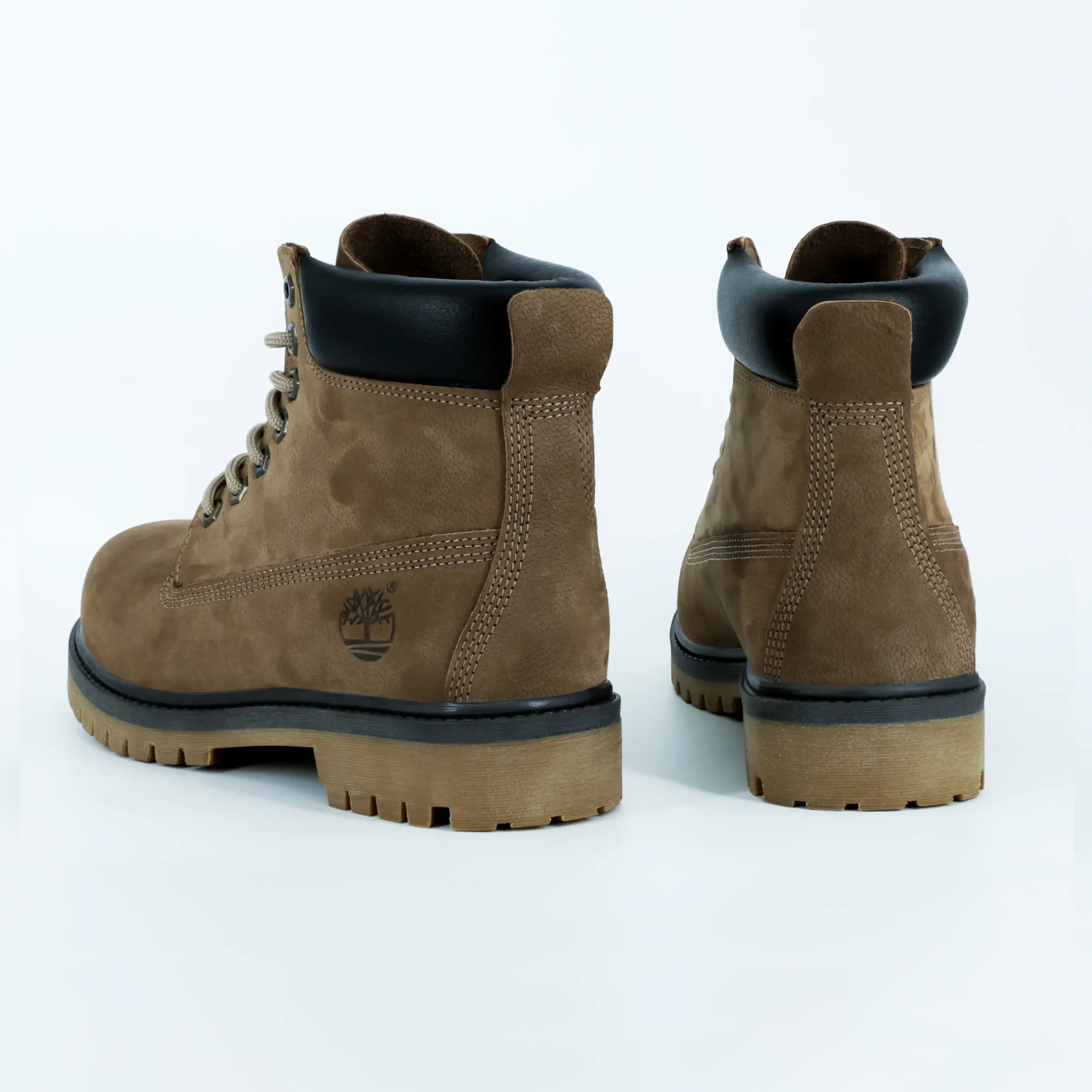 بوت تیمبرلند Timberland مردانه چرم طبیعی رنگ خاکی دور قهوه ای کد 2522 — تصویر ۴