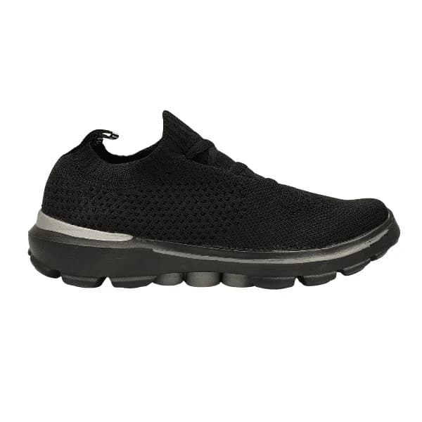 کفش کتونی زنانه اسکیچرز جورابی Skechers رنگ مشکی تمام کد 568 — تصویر ۳