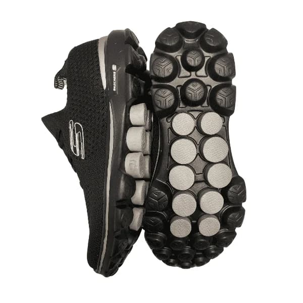 کفش کتونی زنانه اسکیچرز جورابی Skechers رنگ مشکی تمام کد 568 — تصویر ۲