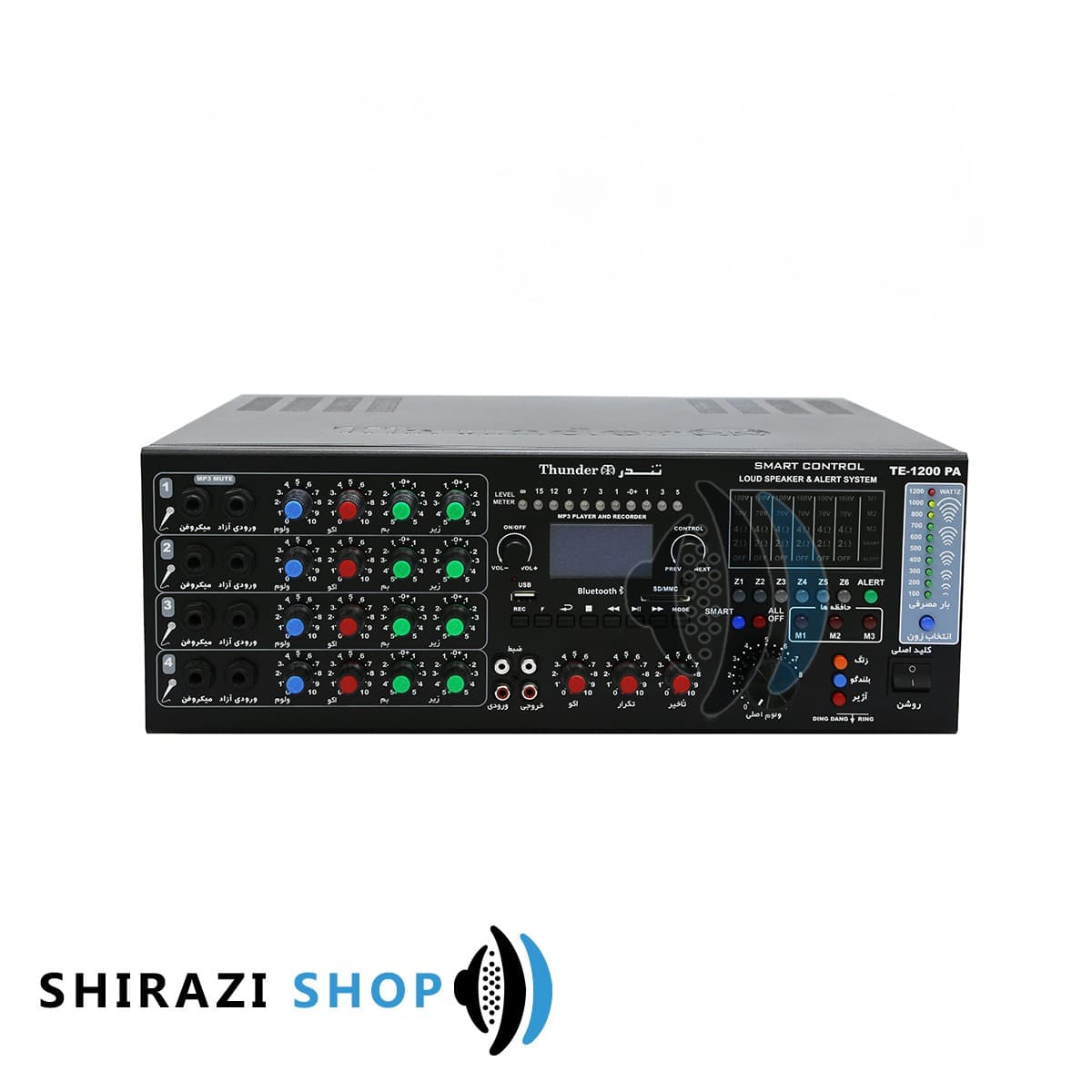 آمپلی فایر رومیزی مدل TE-1200 — تصویر ۲