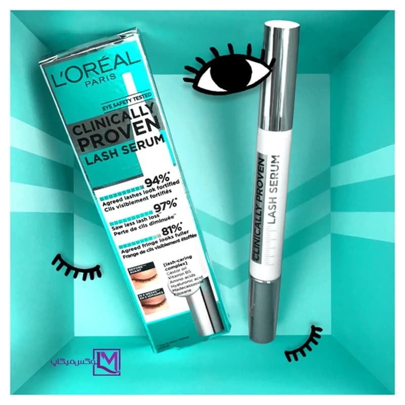 سرم تقویت کننده مژه لورال مدل L’oréal Paris Clinically Proven Eyelash Booster Serum — تصویر ۲