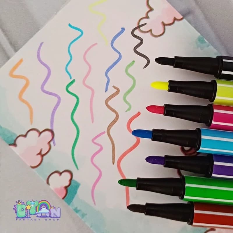 ماژیک نقاشی 12 رنگ طرح حیوانات — تصویر ۳