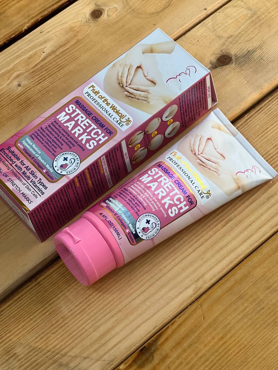 کرم درمان ترک پوستی ووکالی Stretch Marks حجم ۱۳۰ میلی لیتر — تصویر ۳