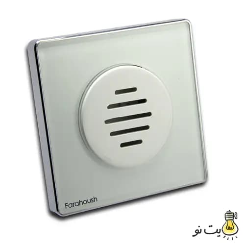 کلید و پریز لمسی فراهوش سفید زه نقره ای — تصویر ۶