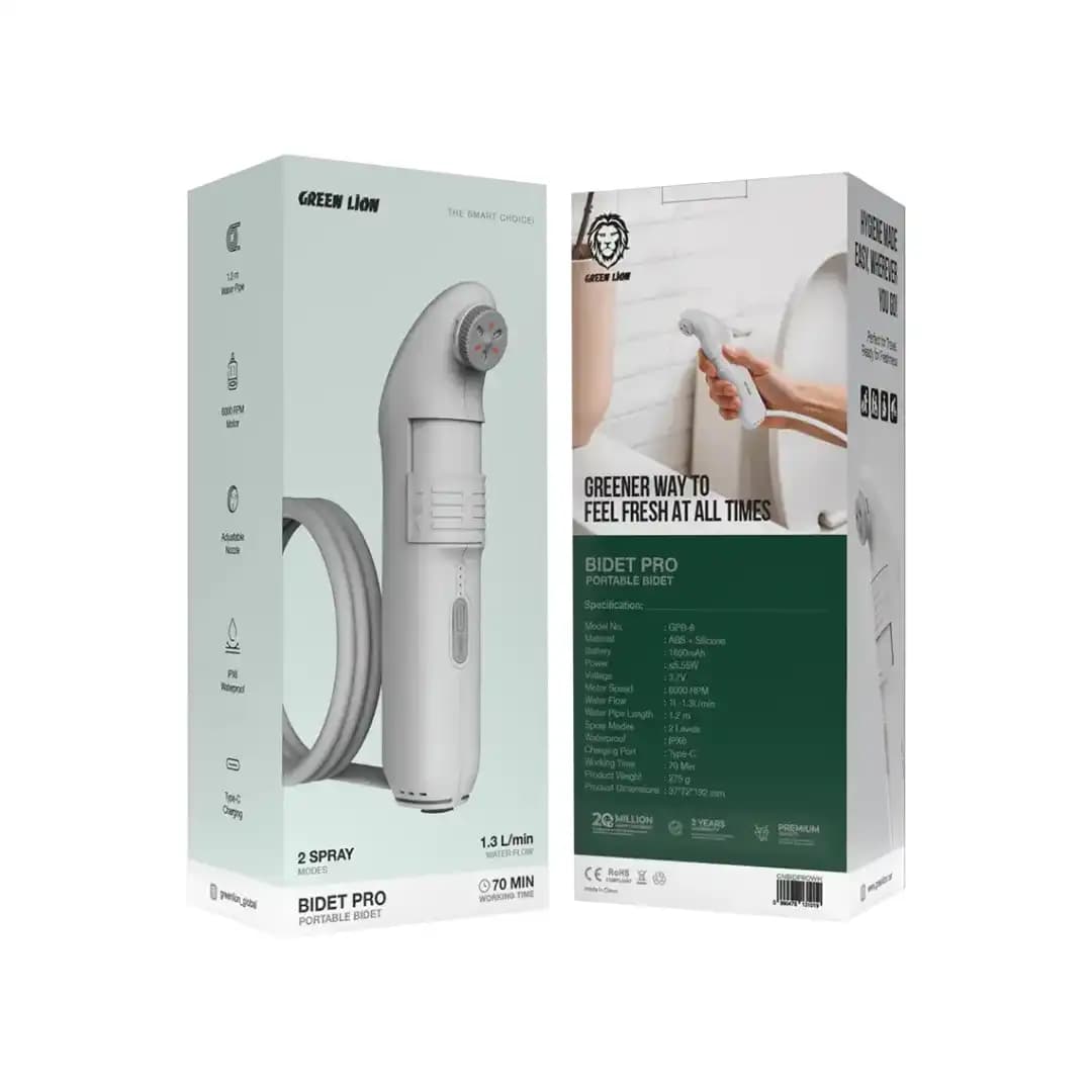 بیده شارژی گرین لاین Green Lion Bidet Pro 5.55W — تصویر ۵