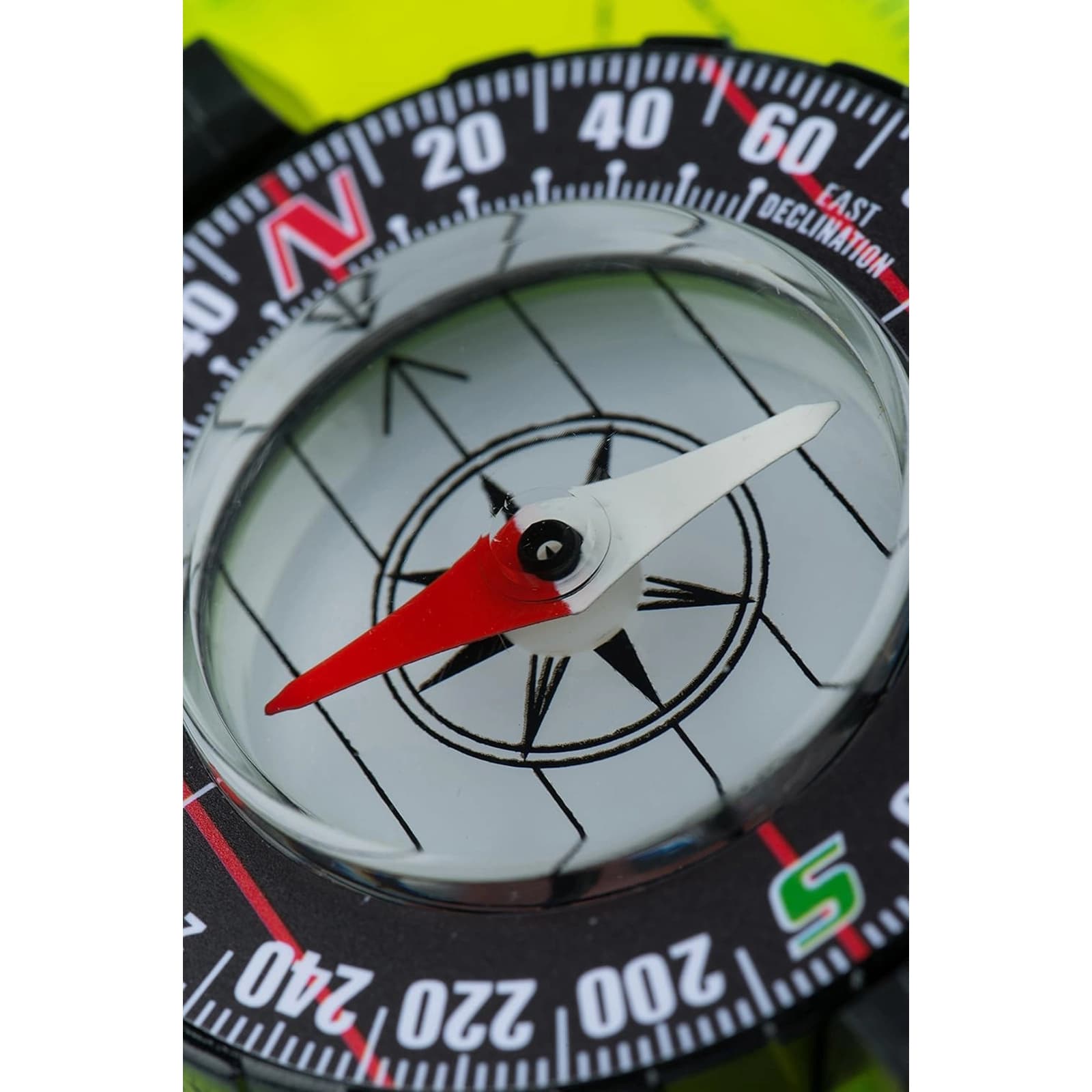قطب نما آینه دار ایس کمپ Ace Camp Folding Map Compass With Mirror — تصویر ۶