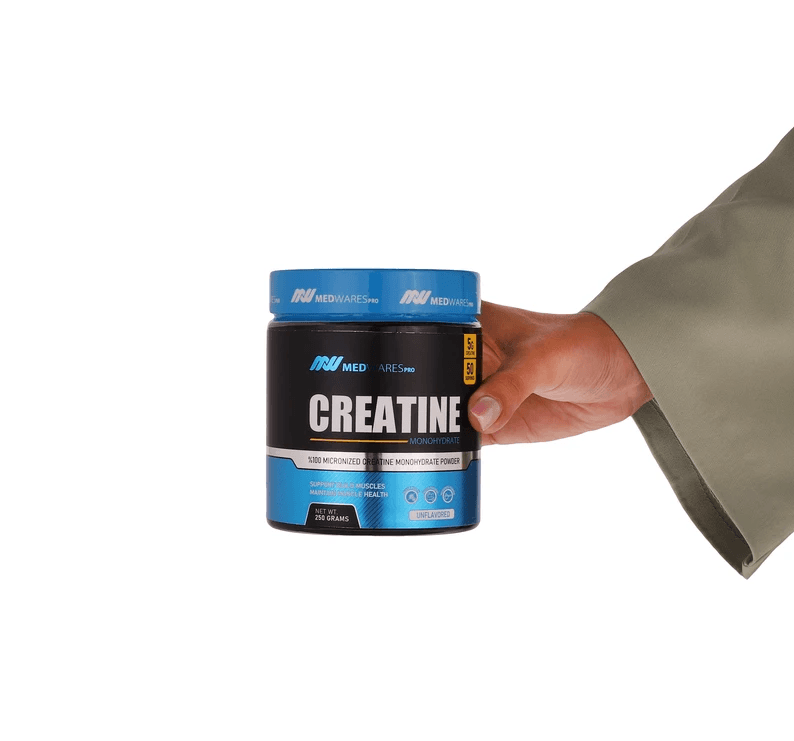 پودر کراتین مونوهیدرات مد ویرز پرو 250 گرم | Creatine Monohydrate Powder medwares pro 250 g — تصویر ۲
