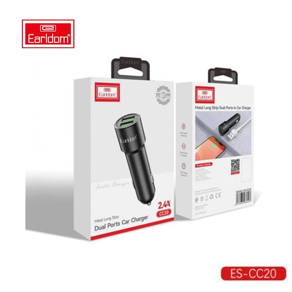 شارژر فندکی ارلدام مدل Earldom ES-CC20C 2.4A 12W به همراه کابل شارژ — تصویر ۷