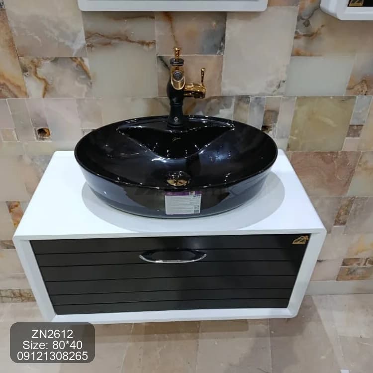 روشویی کابینتی فول کد ZN2612 — تصویر ۴