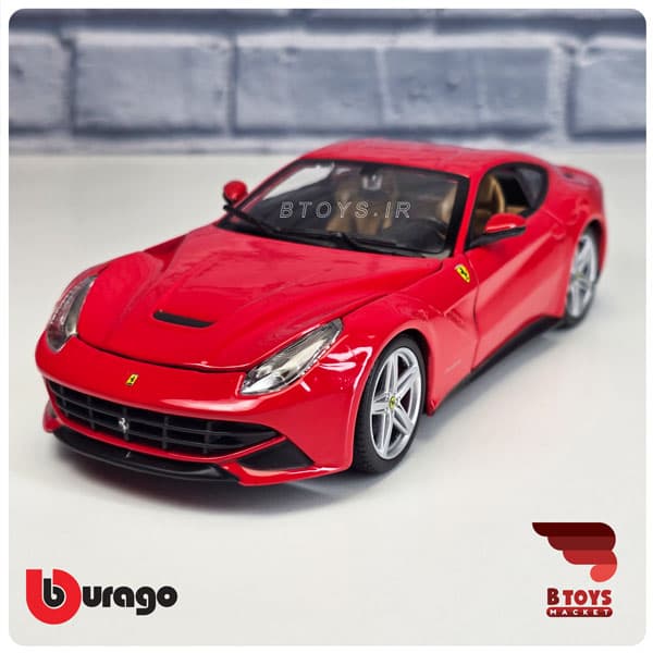 ماکت فراری اف12 برلینتا قرمز بوراگو(Ferrari f12 berlinetta Burago)