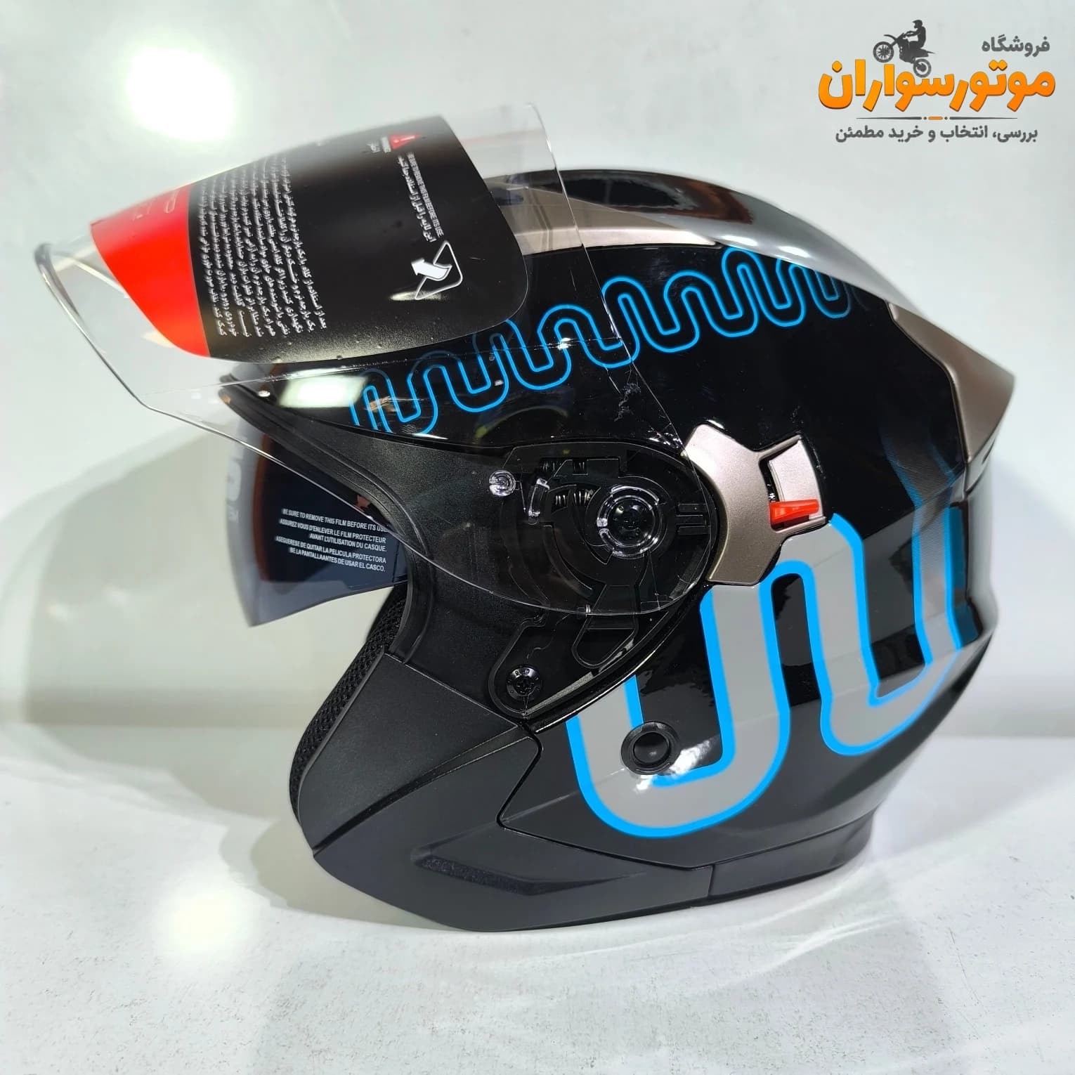 کلاه کاسکت بدون فک برند Wstandard عینک دار دبلیو استاندارد — تصویر ۵