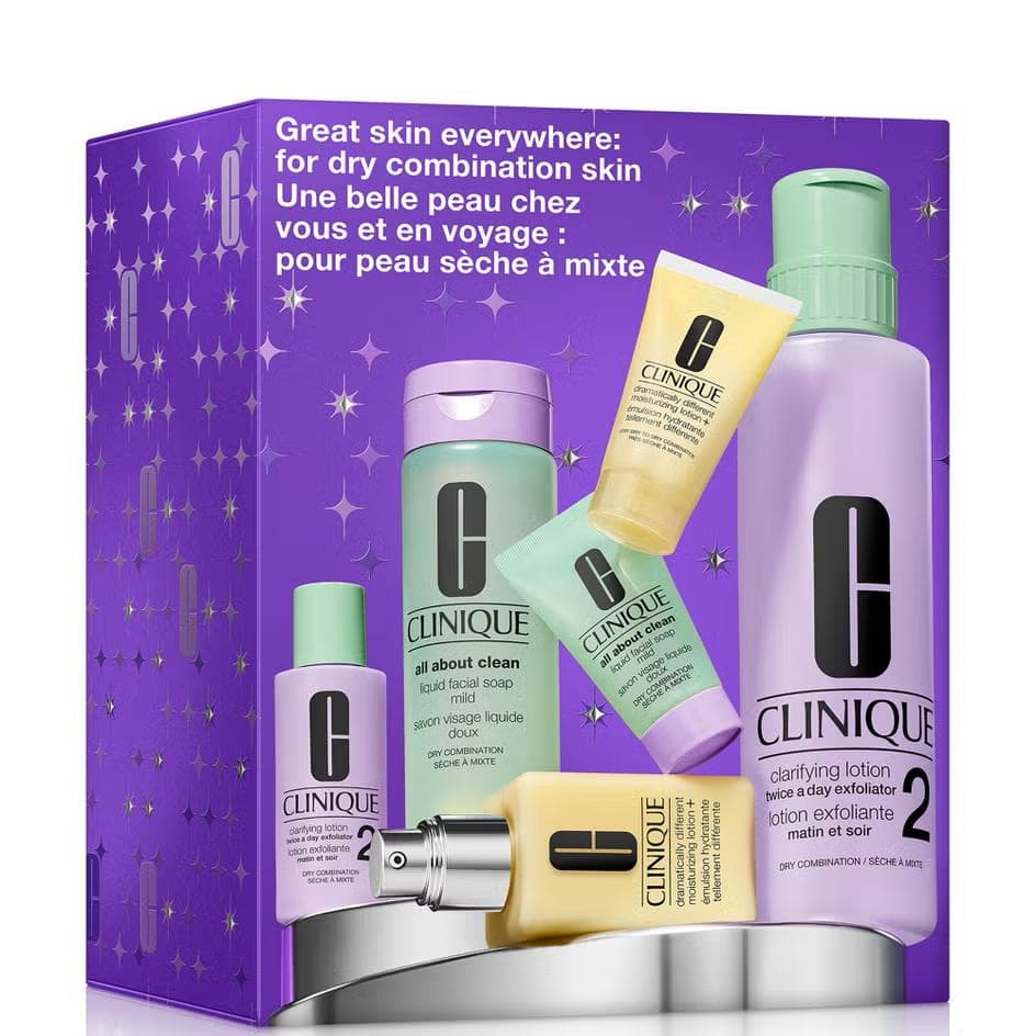 ست مخصوص پوست خشک کلینیک اوریور Clinique great skin everywhere dry skin — تصویر ۴