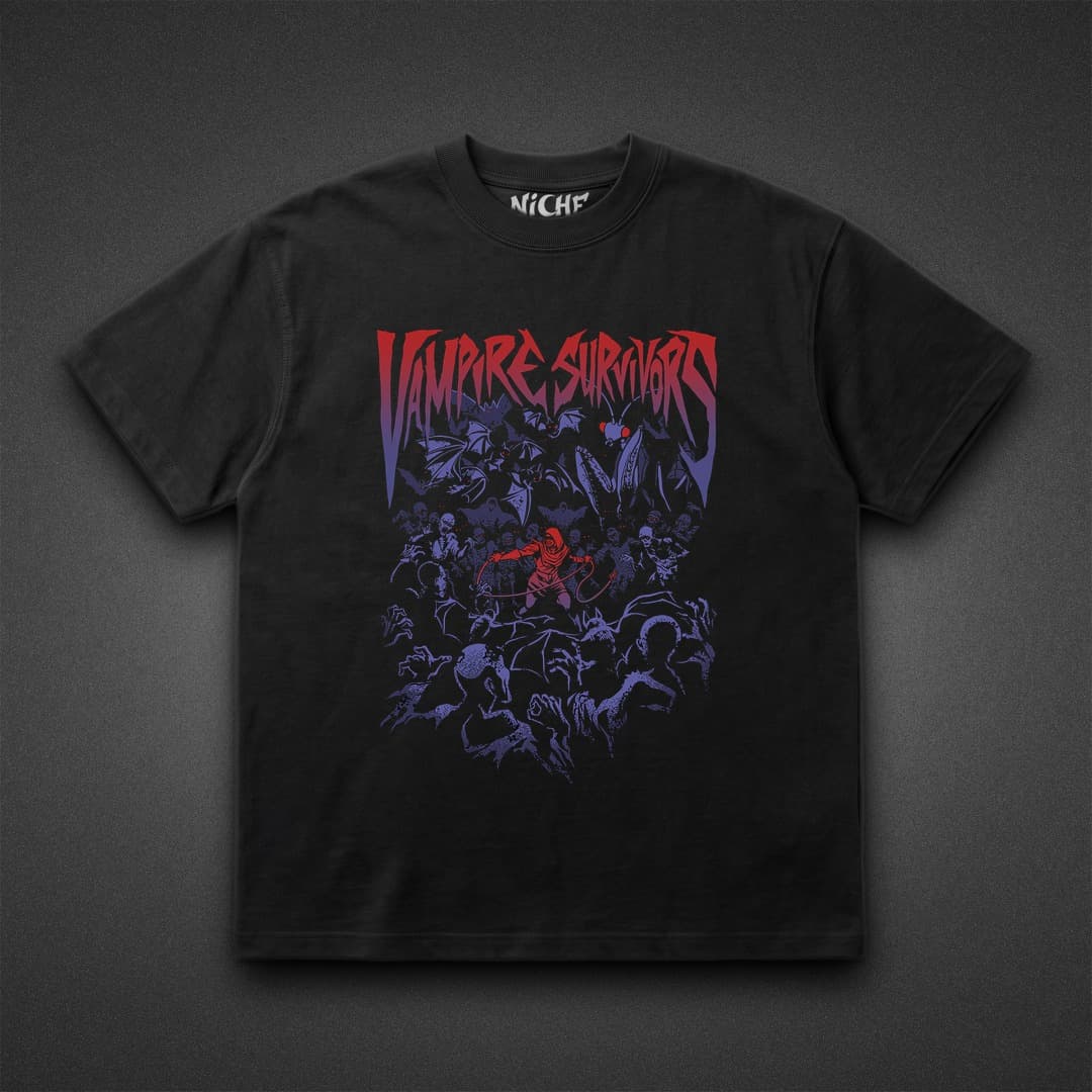 تیشرت Vampire Survivors طرح Swarm — تصویر ۲