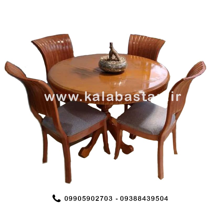 میز ناهارخوری پایه گلدانی