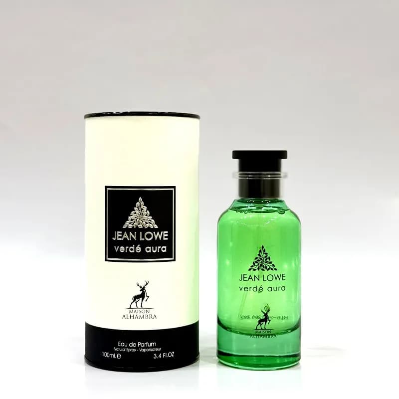 عطر ادکلن جین لو ورد اورا الحمبرا 100 میلیلیتر | Maison Alhambra Jean Lowe Vért Aura Eau de Parfum 100ml — تصویر ۲