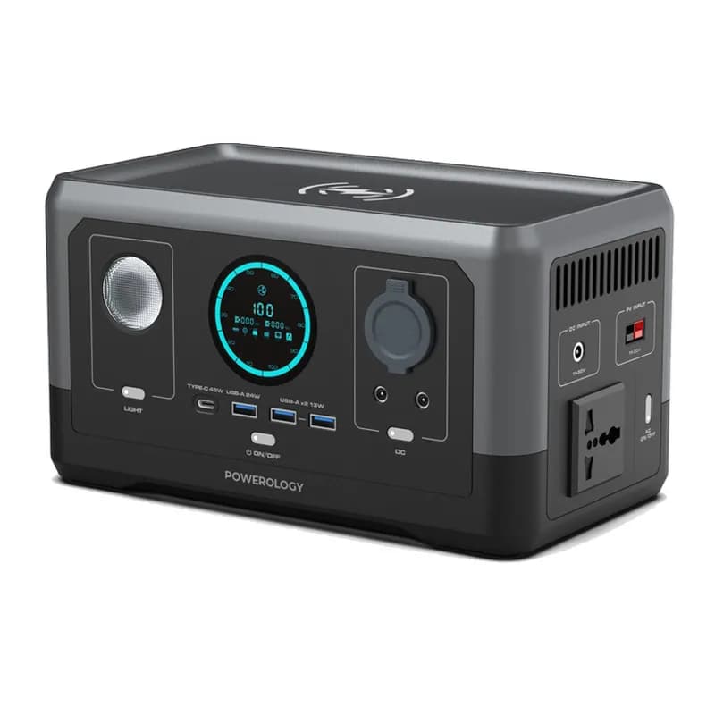 پاوربانک ۷۶۸۰۰ پاورولوژی Powerology Portable Generator PPBCHA40 توان ۳۰۰ وات — تصویر ۳