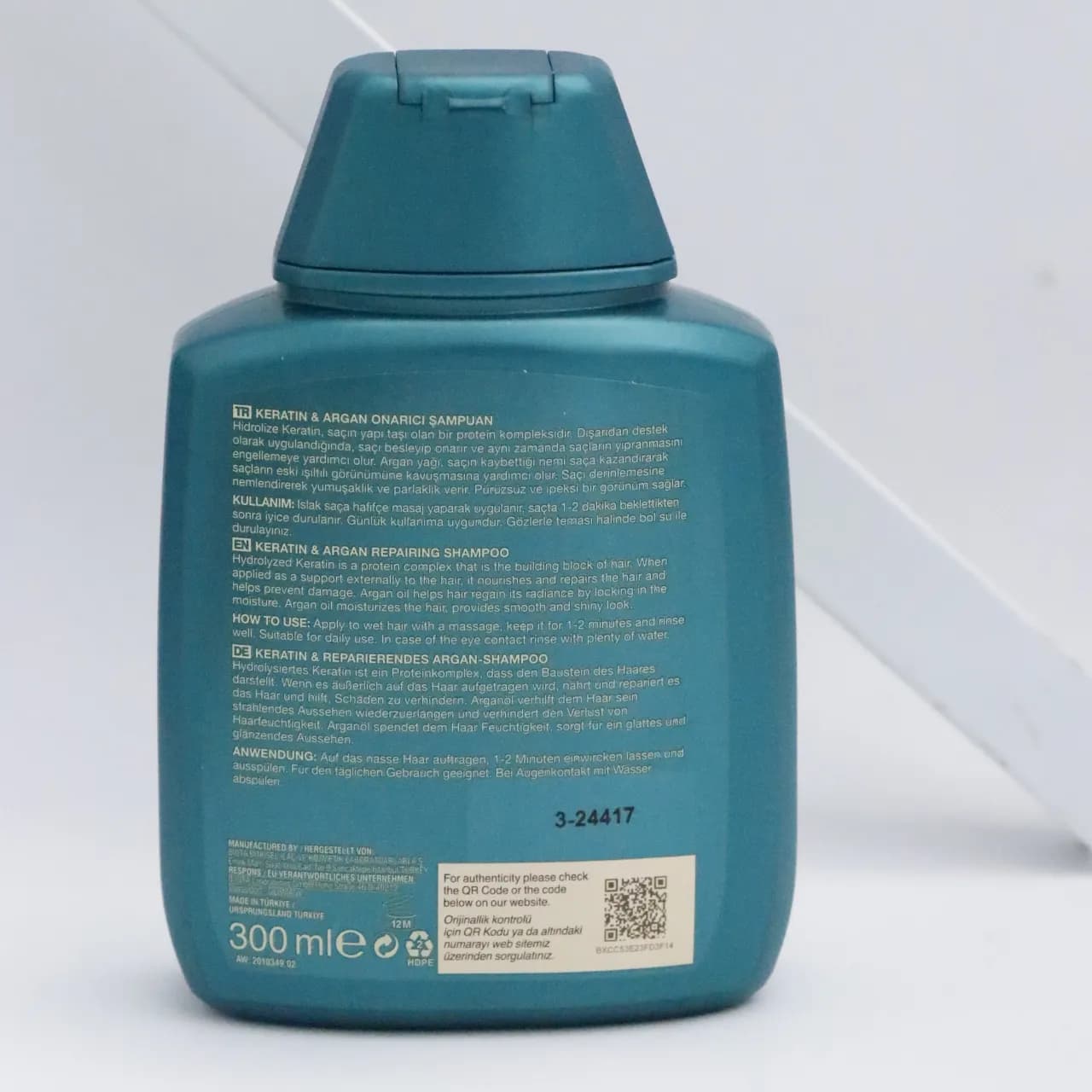 شامپو کراتین و ارگان سبز BIOXCIN بیوکسین 300 میل 92880 — تصویر ۲