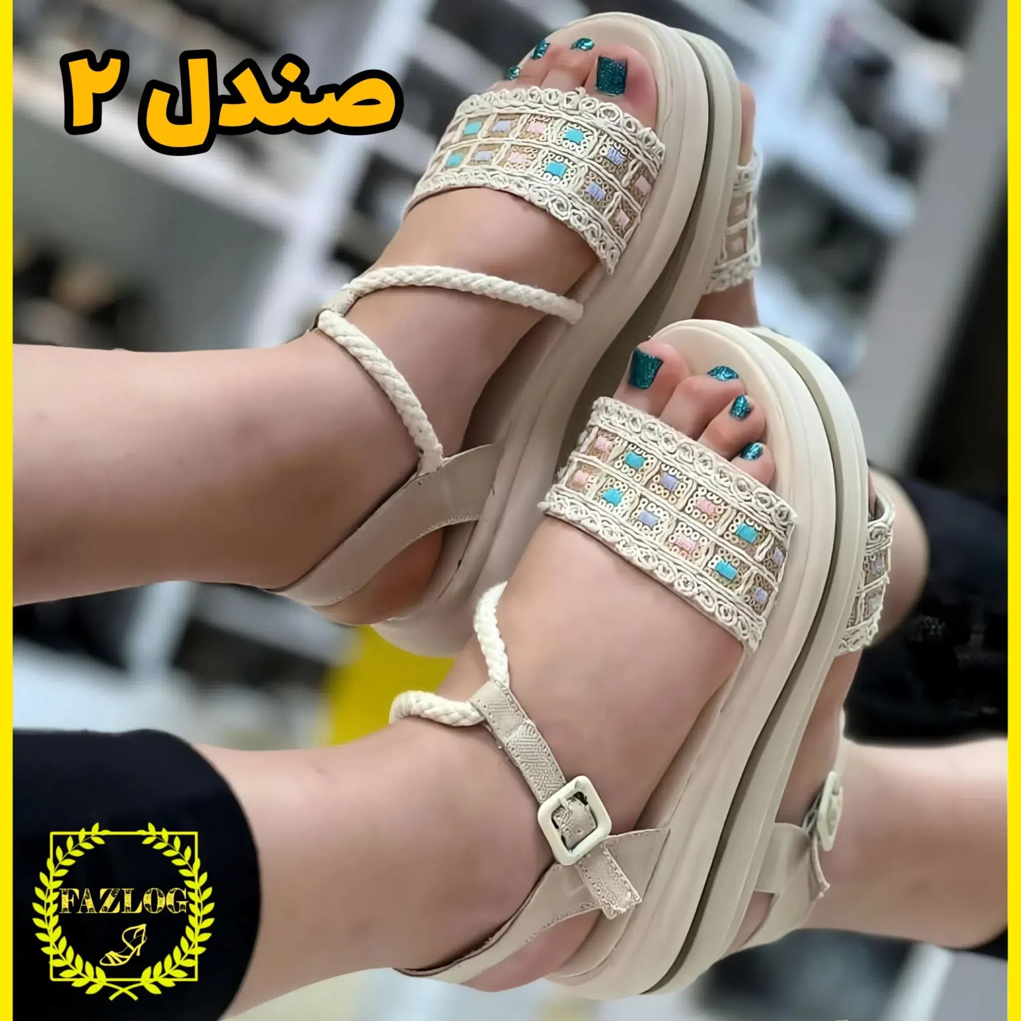 صندل زنانه جدید و شیک یکتا — تصویر ۲