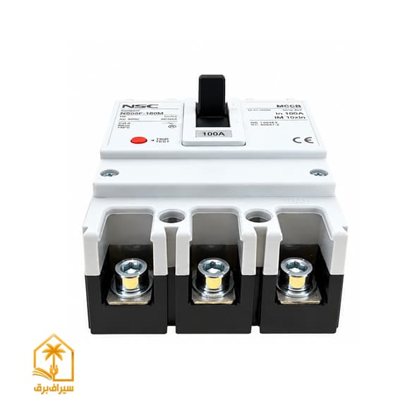 کلید اتوماتیک MCCB فیکس 100 آمپر سه پل برند NSC مدل NS05F-160M — تصویر ۵