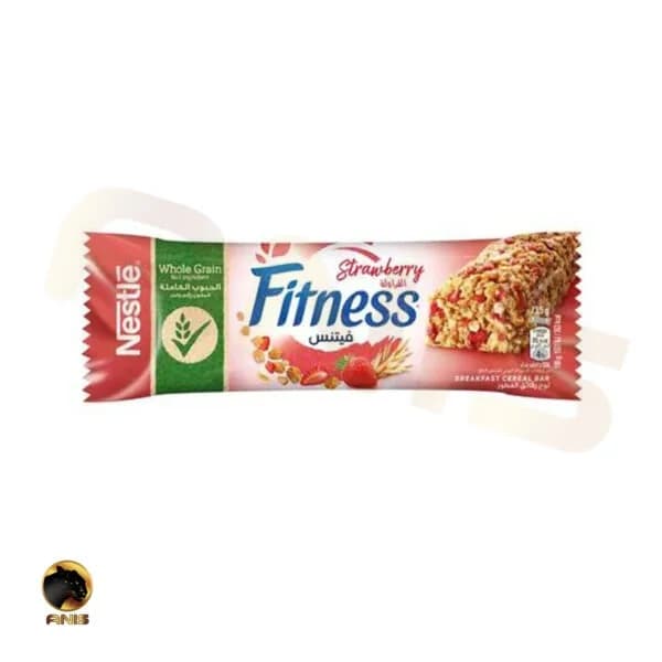 پروتئین بار رژیمی توت فرنگی fitness نستله حجم 23.5 گرم