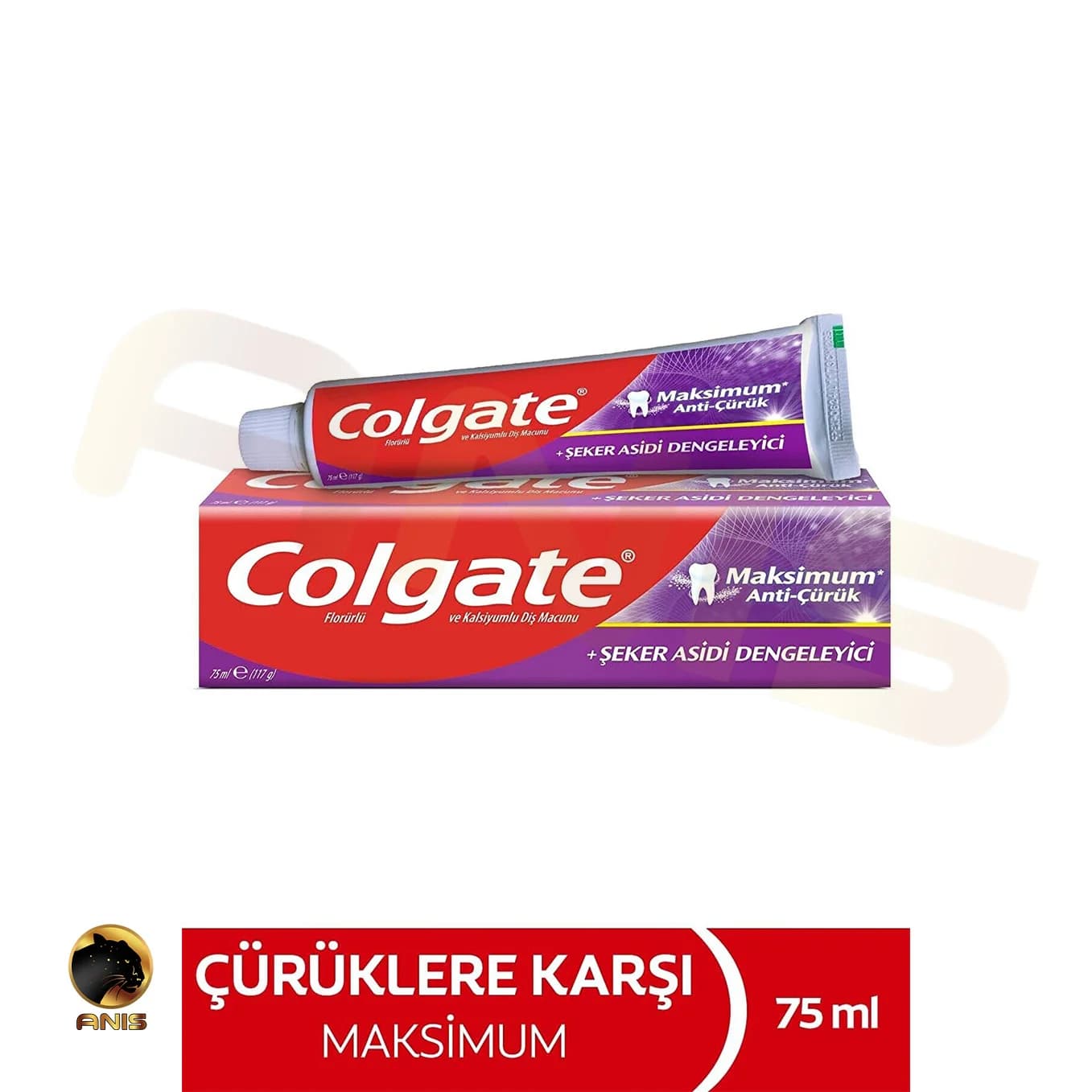 خمیر دندان Maksimum Anti-Curuk کلگیت حاوی فلوراید و کلسیوم 75 میل — تصویر ۵