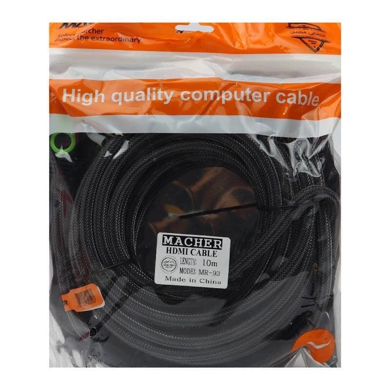 کابل HDMI مچر مدل MR-93 طول 10 متر کدm22556 — تصویر ۳