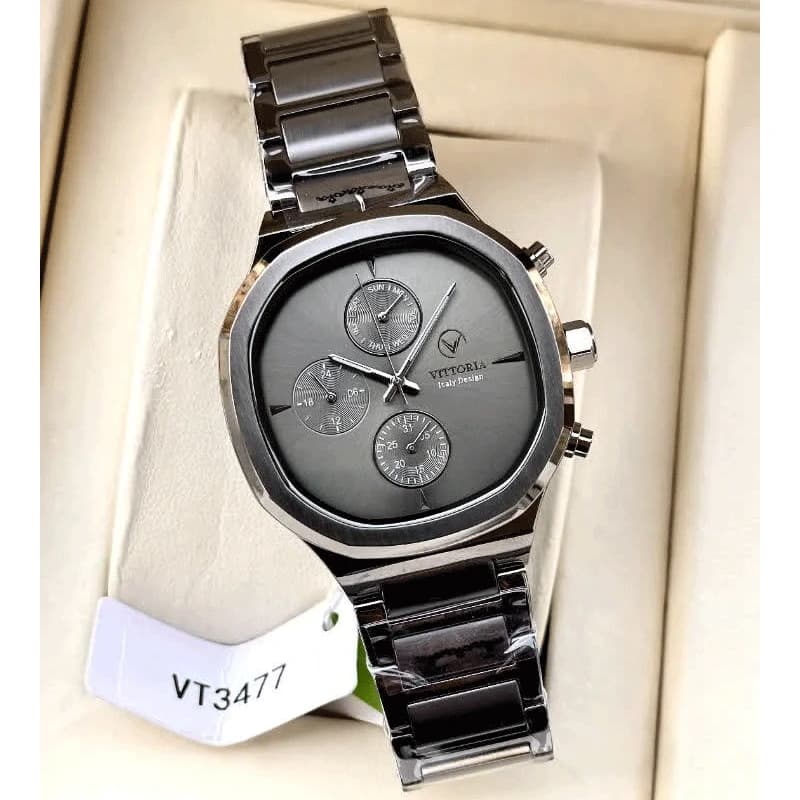 ساعت مچی مردانه ویتوریا VT3477 صفحه هشت ضلعی — تصویر ۲
