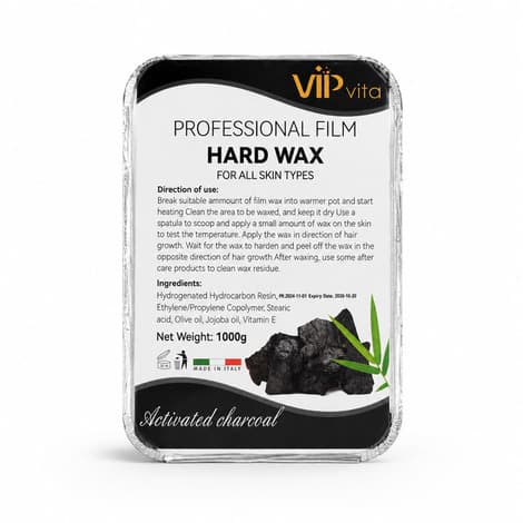 وکس هارد VIP Vita مدل Professional Film Hard Wax Activated Charcoal